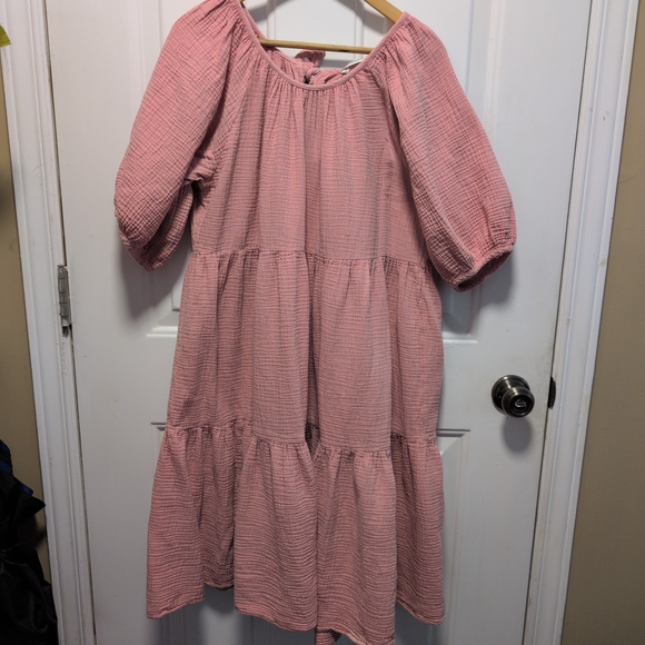 Joe Fresh Light Pink Midi Dress - Picture 3 of 9